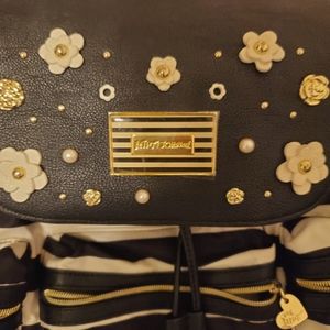 Betsy Johnson drawstring backpack